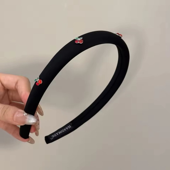 Pink Cherry Embellished Headband - Picture 5 of 6